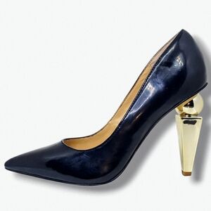 Katy Perry | The Memphis Black Patent Leather Pointed Toe Heels Women's Size 7.5